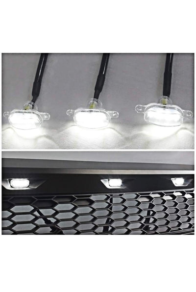 White Grille Lights for All F-150 Raptor Style Grille